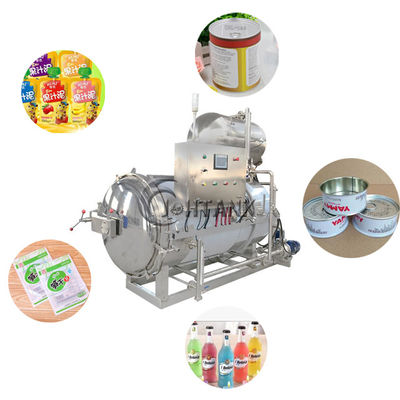 Canned Tuna Food Autoclave Retort Sterilizer PLC Control