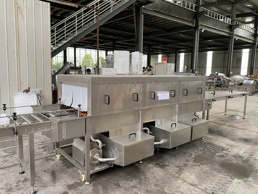Commercial High Spray Plastic Crate Washing Machine