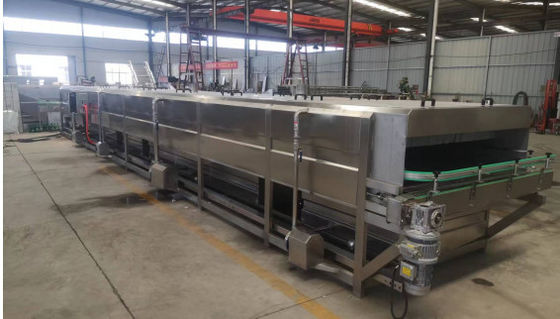 Tunnel Pasteurization Line Canned Glass Bottle Pickles Beverage Sterilizer Low Temperature Food Sterilizer Line