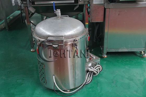 Restaurant Continuous Frying Machine , 1200kg/h Continuous Fryer For Potato Chips