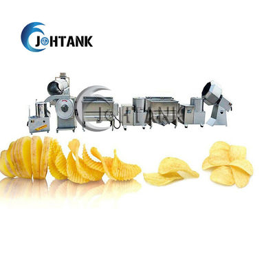 Small Frozen French Fries Banana Plantain Chips Production Line