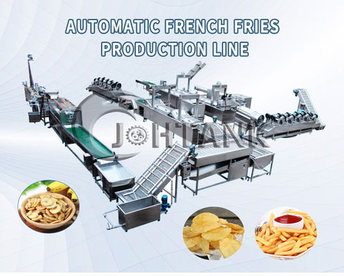 Gas Electric Automatic French Fries Making Machine 50kg/H