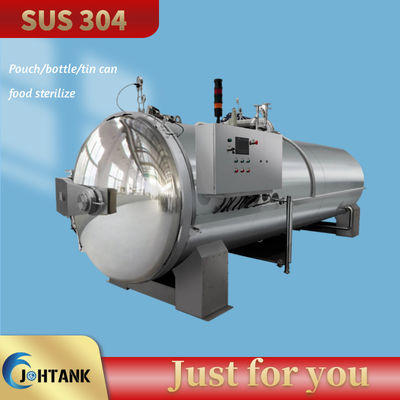 Canned Tuna Food Autoclave Retort Sterilizer PLC Control