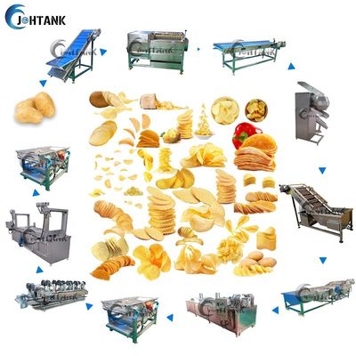 Commercial 200kg/H Automatic French Fries Making Machine