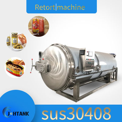 Industrial Food Retort Machine For Glass Jars Tin Can