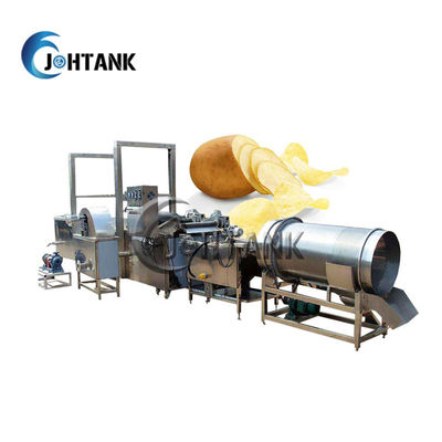 500kg/h Fully Automatic Banana Chips Making Machine Potato Frozen Fried