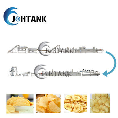 1000kg/H French Fries Manufacturing Machine Fully Automatic