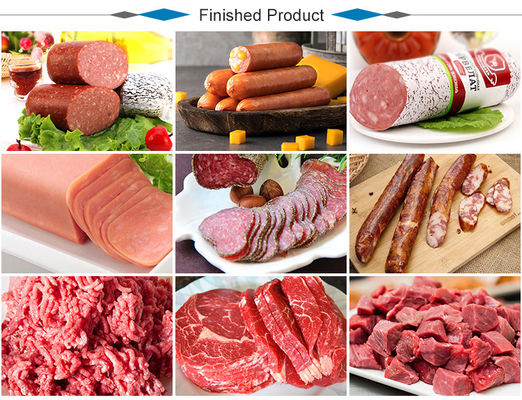 Industrial Ham Sausage Production Line Large Capactiy 500kg/H