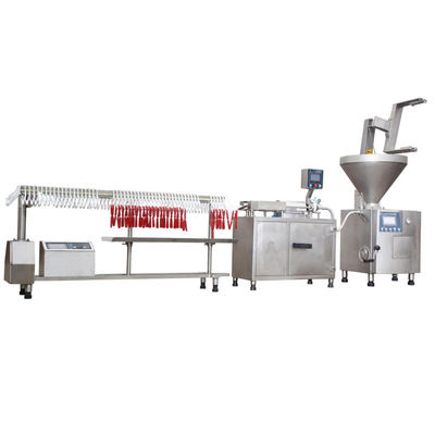 304 Stainless Steel Sausage Production Line , Pork Sausage Making Machine