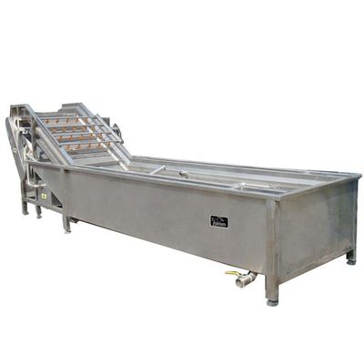 SS304 Fruit And Vegetable Processing Line , Vegetable And Fruit Cleaning Machine