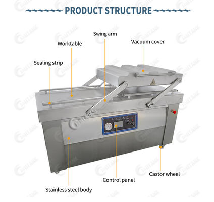ISO Meat Chamber Vacuum Packing Machine 380V 50HZ