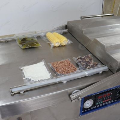 Instant Foods Retort Pouch Beef Jerky Double Chamber Vacuum Sealer