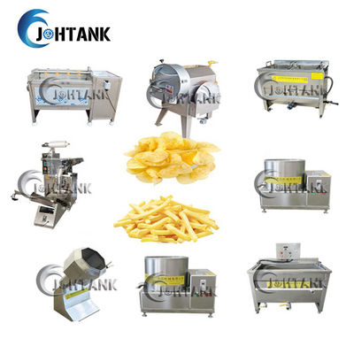 Frozen French Fries Potato Banana Plantain Chips Production Line 500kg/h