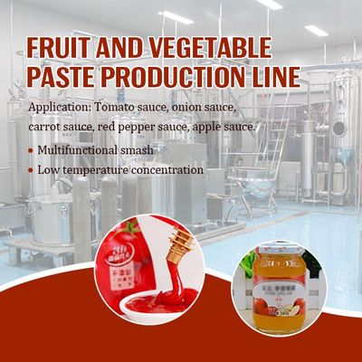 Ketchup Tomato Paste Sauce Production Line SUS304
